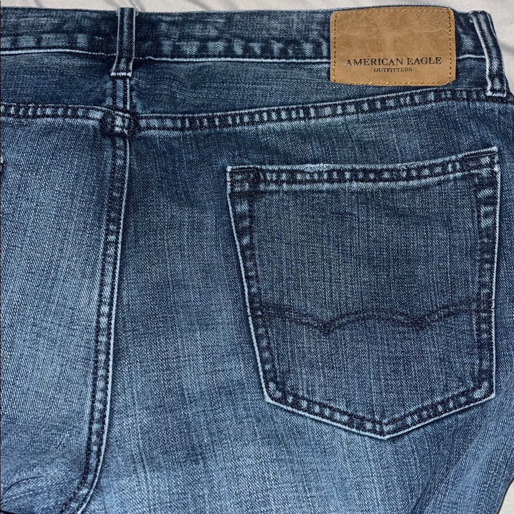 American Eagle Outfitters Men's Dark Blue Denim - Picture 4 of 8